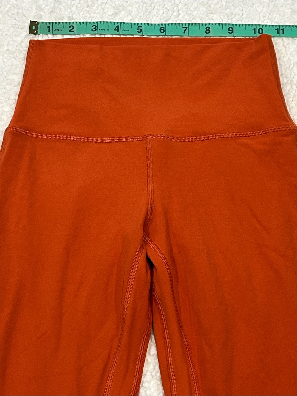Lululemon Align High Rise Crop size 4 Canyon Orange Athleisure Gym Workout - Picture 10 of 12